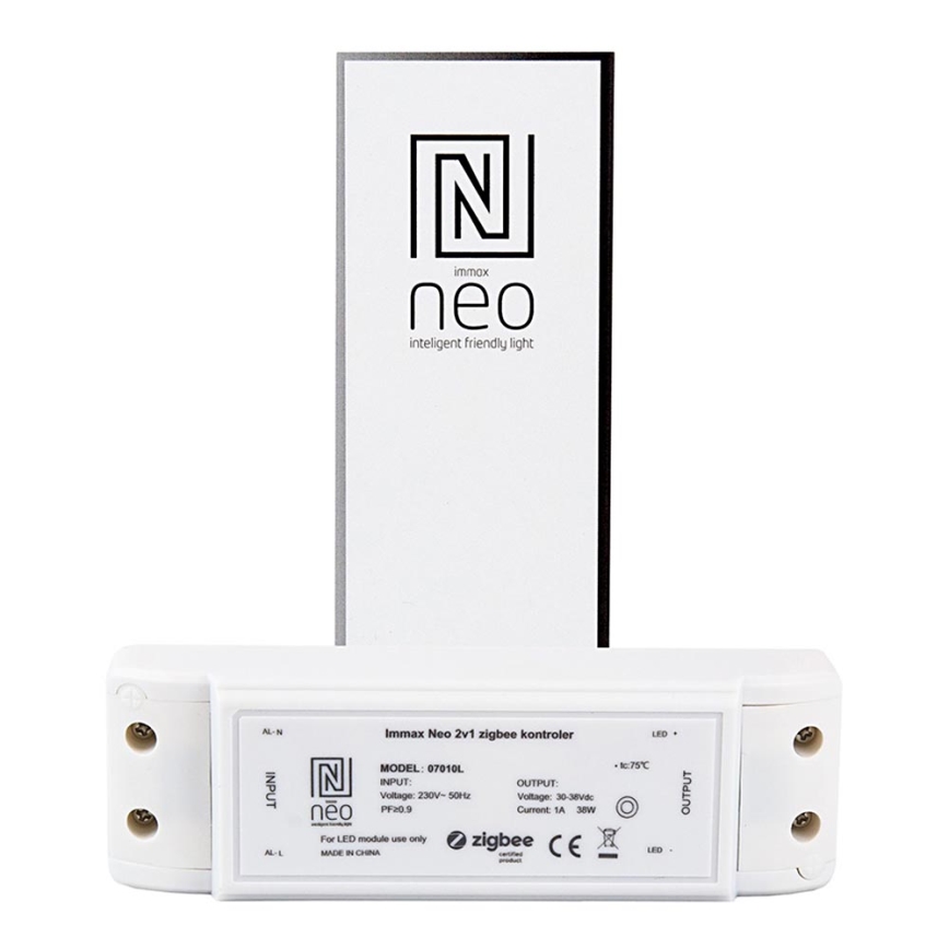 Immax NEO 07010L - Dispositif d'interconnexion 2en1 38W/230V ZigBee