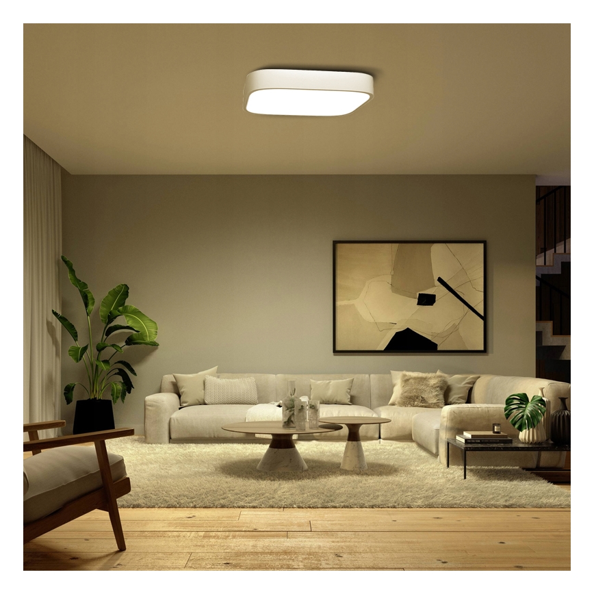 Immax NEO 07042L – Plafonnier LED à intensité variable RECUADRO LED/67W/230V + télécommande Tuya