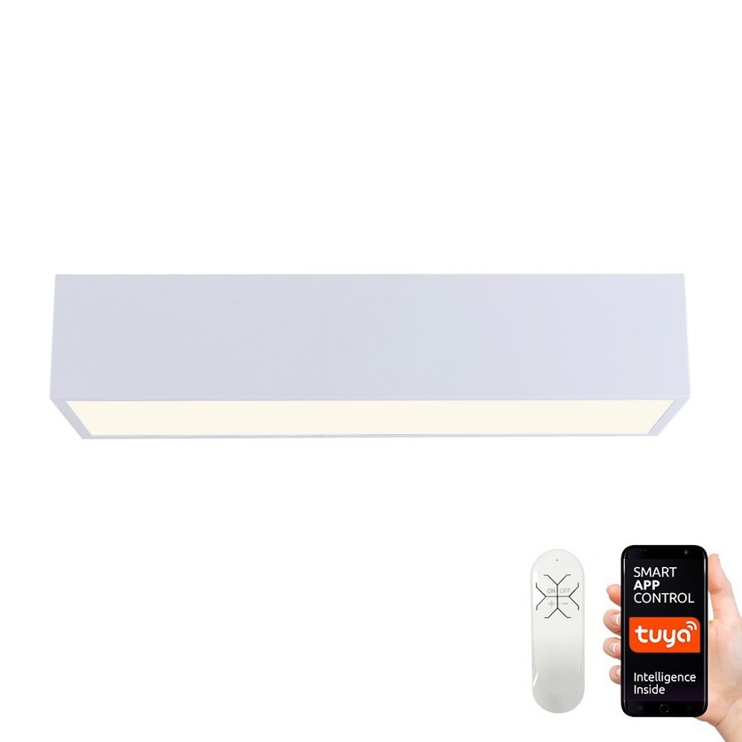 Immax NEO 07072-60 - Plafonnier à intensité variable LED CANTO LED/34W/230V blanc Tuya + télécommande