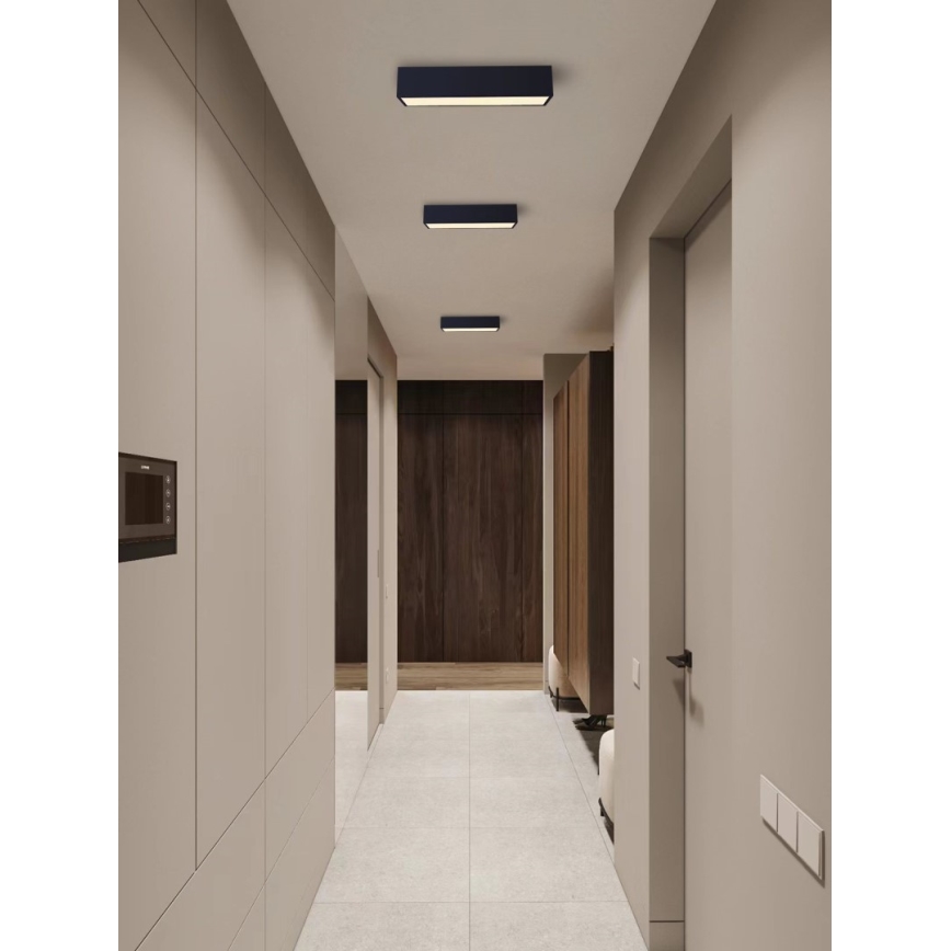 Immax NEO 07074-60 - Dimbare LED plafondlamp CANTO LED/34W/230V zwart Tuya + afstandsbediening