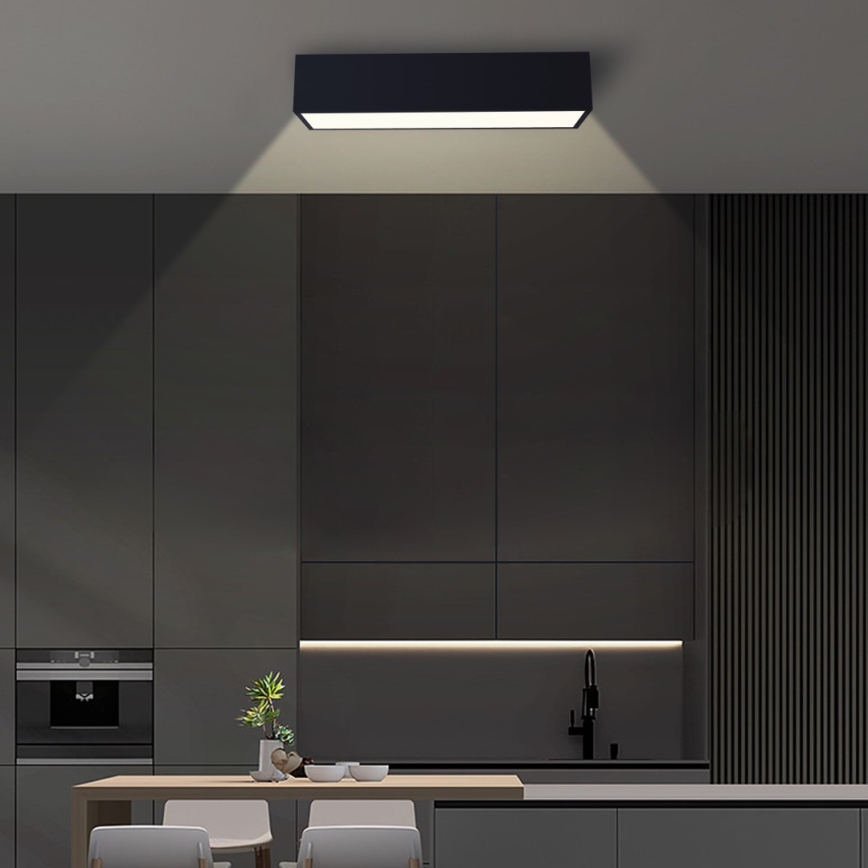 Immax NEO 07074-60 - Dimbare LED plafondlamp CANTO LED/34W/230V zwart Tuya + afstandsbediening