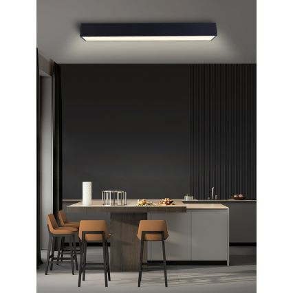 Immax NEO 07074-90 - Plafonnier à intensité variable LED CANTO LED/50W/230V noir Tuya + télécommande