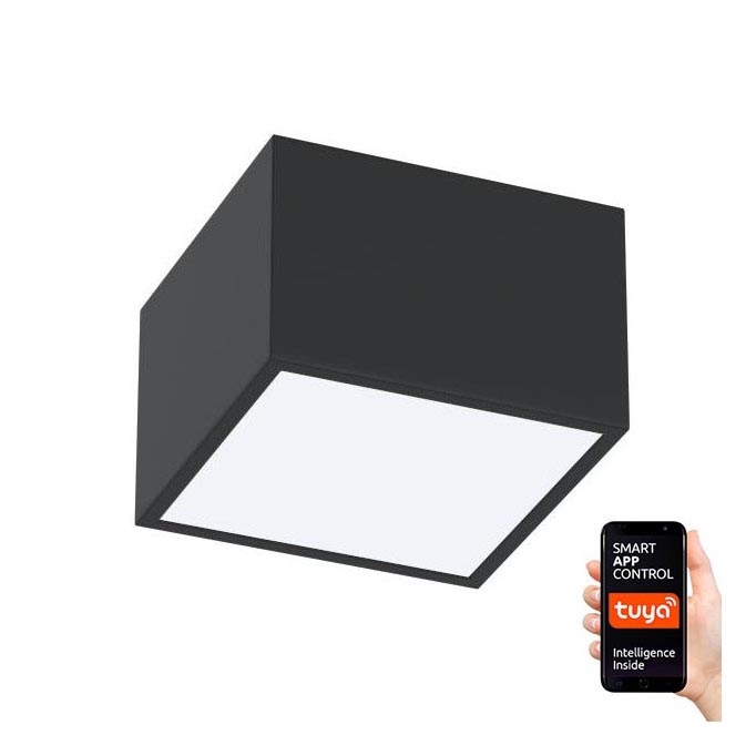 Immax NEO 07074L-15 - Luminaire LED à intensité variable CANTO LED/12W/230V noir Tuya