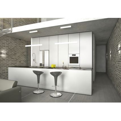 Immax NEO 07075L-LED Dimbare hanglamp aan kabel LISTON wit LED/18W/230V Tuya + afstandsbediening