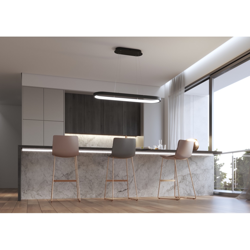 Immax NEO 07078L - LED dimbare hanglamp aan kabel HIPODROMO LED/66W/230V Tuya + afstandsbediening