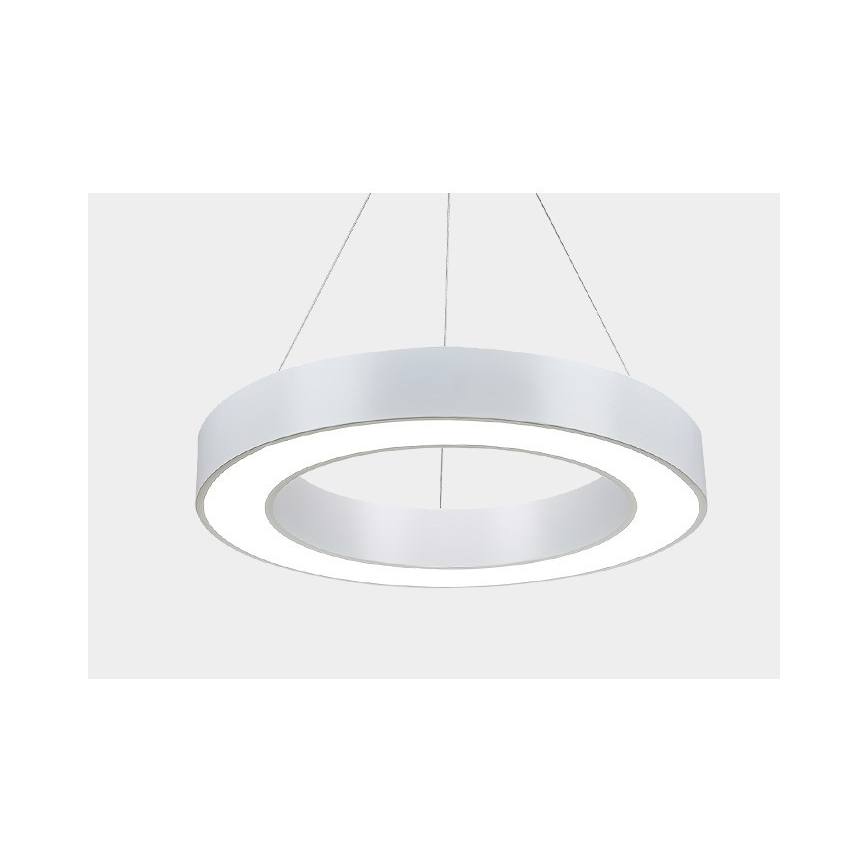 Immax NEO 07091L - LED dimbare hanglamp aan kabel PASTEL LED/52W/230V 60 cm wit Tuya + afstandsbediening
