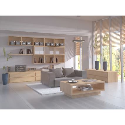 Immax NEO 07091L - LED dimbare hanglamp aan kabel PASTEL LED/52W/230V 60 cm wit Tuya + afstandsbediening