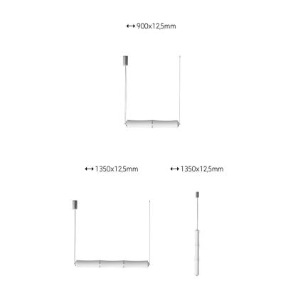 Immax NEO 07102L - Suspension filaire à intensité variable BAMBOOS LED/30W/230V 90 + télécommande Tuya