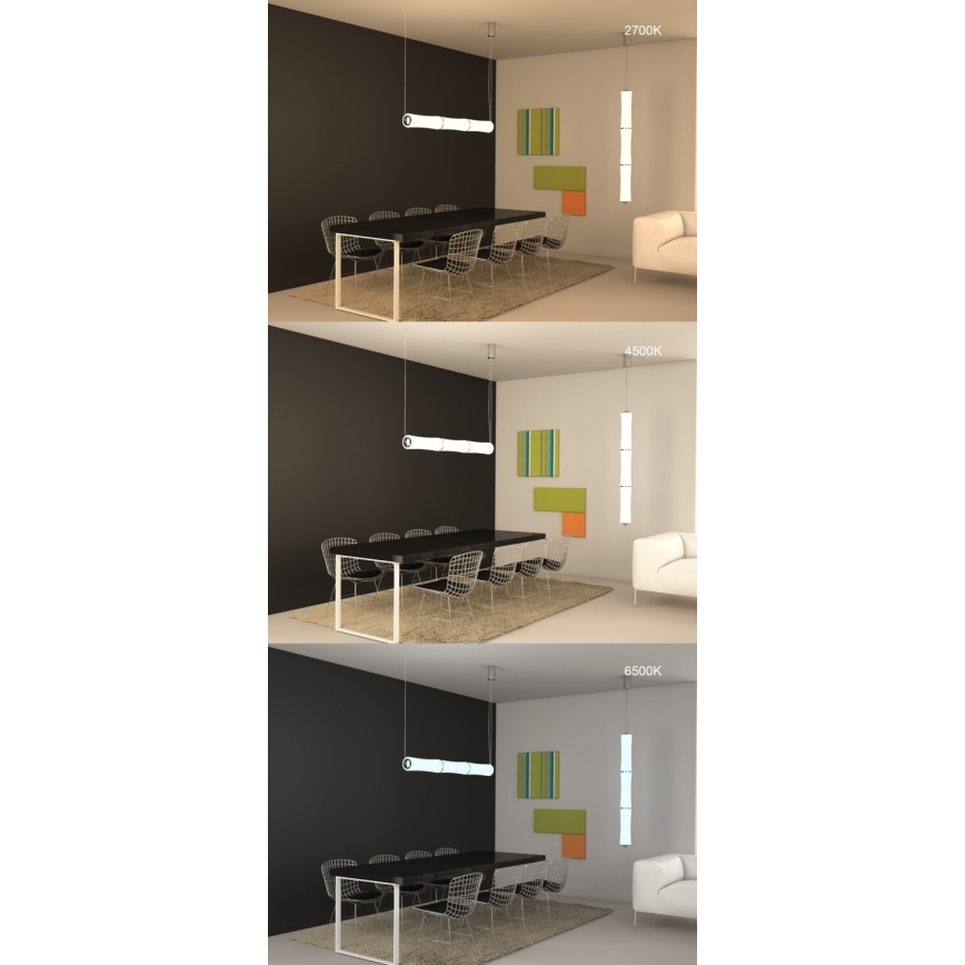 Immax NEO 07104L - LED Hanglamp aan koord dimbaar BAMBOOS LED/45W/230V 135 cm Tuya