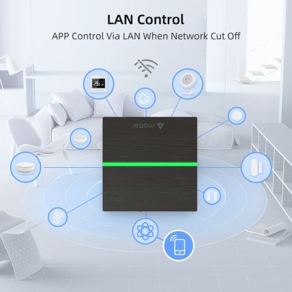 Immax NEO 07117-5 - Slimme MATTER BRIDGE Zigbee 3.0 230V Tuya Wi-Fi