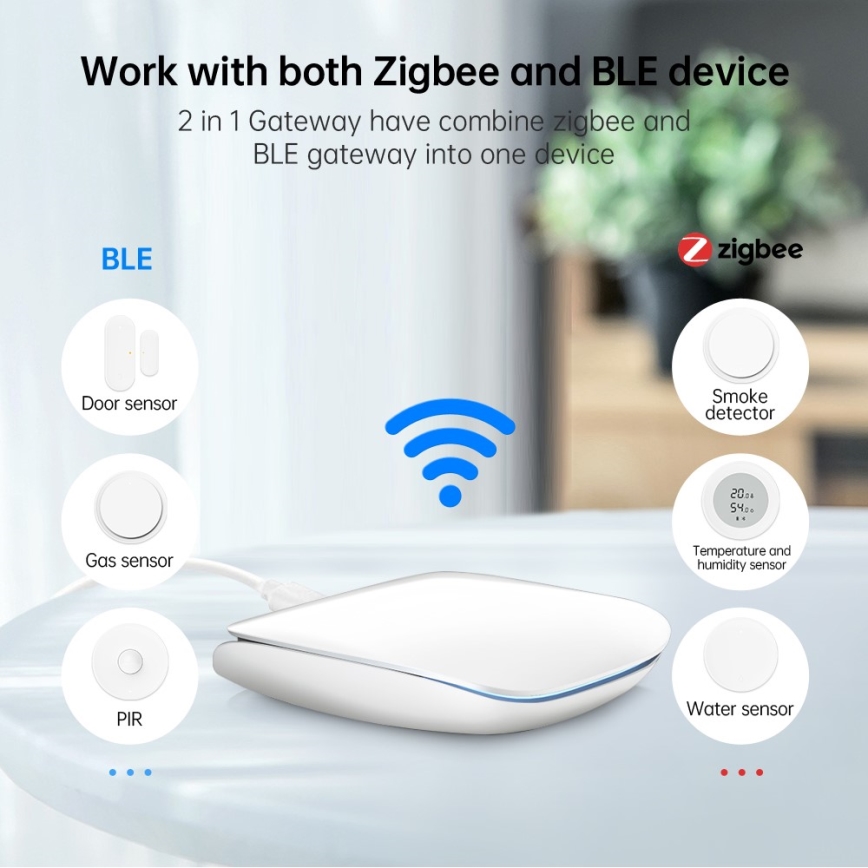 Immax NEO 07117-6 - MULTI BRIDGE PRO passerelle intelligente Zigbee 3.0 Wi‑Fi