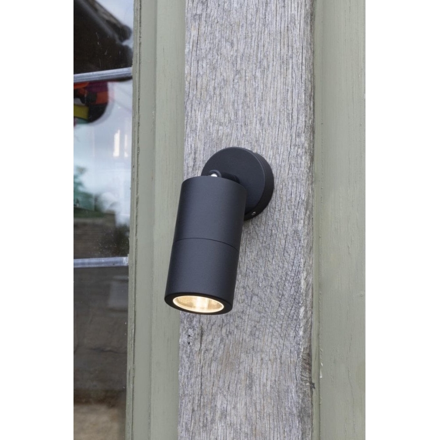 Immax NEO 07118B-2 - LED RGB+CCT Dimbare Buitenwandspot PARED 1xGU10/5,5W/230V Wi-Fi Tuya IP65