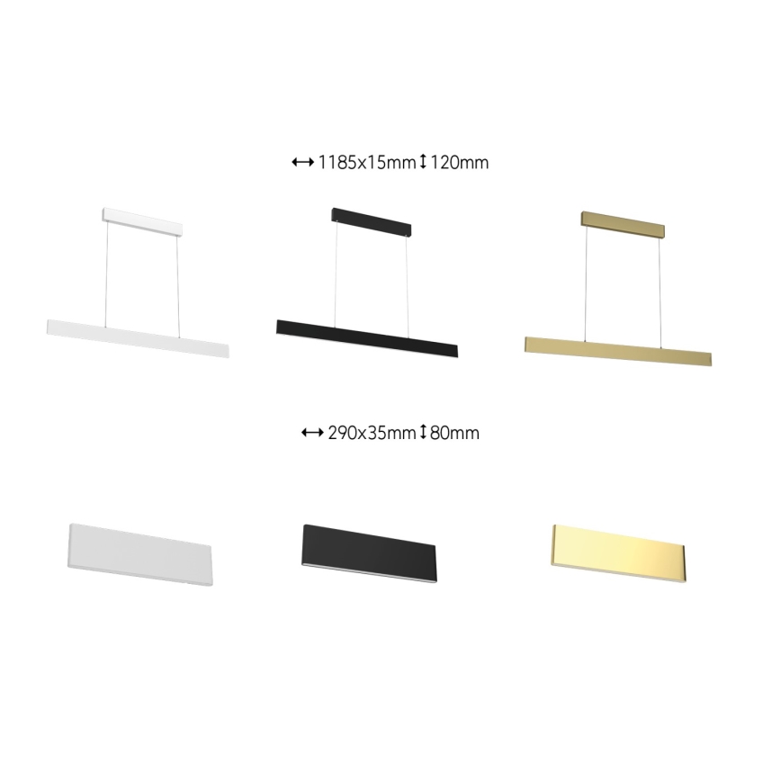 Immax Neo 07129L - Gouden LED Wandlamp LISTON LED / 18W / 230V ZigBee + AB Tuya