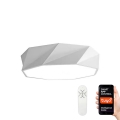 Immax NEO 07131-W40 - LED SMART Plafond Lamp DIAMANTE wit LED / 31W / 230V + afstandsbediening 40 cm Tuya