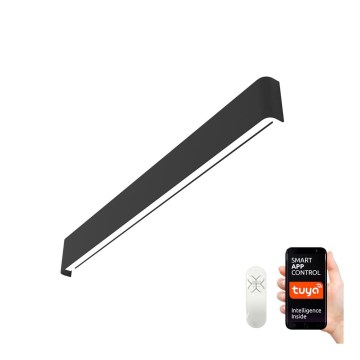 Immax NEO 07137-B - LED SMART Dimbare wandlamp LINEA zwart LED/40W/230V + afstandsbediening 76 cm Tuya ZigBee