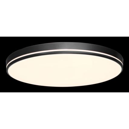 Immax NEO 07148-B40 - Dimbare LED Plafond Lamp NEO LITE AREAS LED/24W/230V Tuya Wifi zwart + afstandsbediening