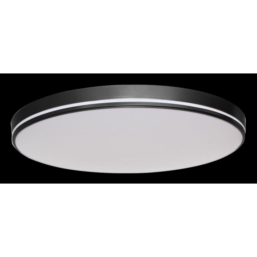 Immax NEO 07148-B40 - Dimbare LED Plafond Lamp NEO LITE AREAS LED/24W/230V Tuya Wifi zwart + afstandsbediening