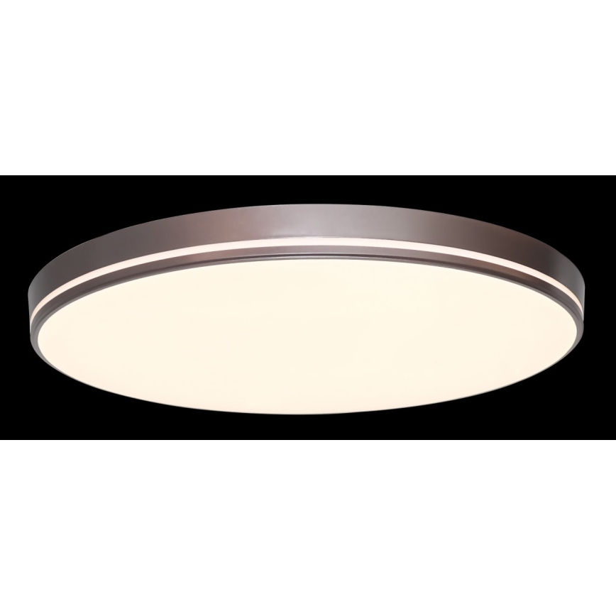 Immax NEO 07150-C40 - Dimbare LED Plafond Lamp NEO LITE AREAS LED/24W/230V Tuya Wifi bruin + afstandsbediening