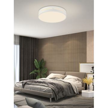 Immax NEO 07153-W40 - Dimbare LED Plafond Lamp NEO LITE PERFECTO LED/24W/230V Wi-Fi Tuya wit + afstandsbediening