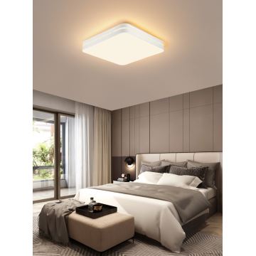 Immax NEO 07155-W30 - Dimbare LED Plafond Lamp NEO LITE PERFECTO LED/24W/230V Wi-Fi Tuya wit + afstandsbediening
