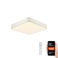 Immax NEO 07155-W30 - Dimbare LED Plafond Lamp NEO LITE PERFECTO LED/24W/230V Wi-Fi Tuya wit + afstandsbediening