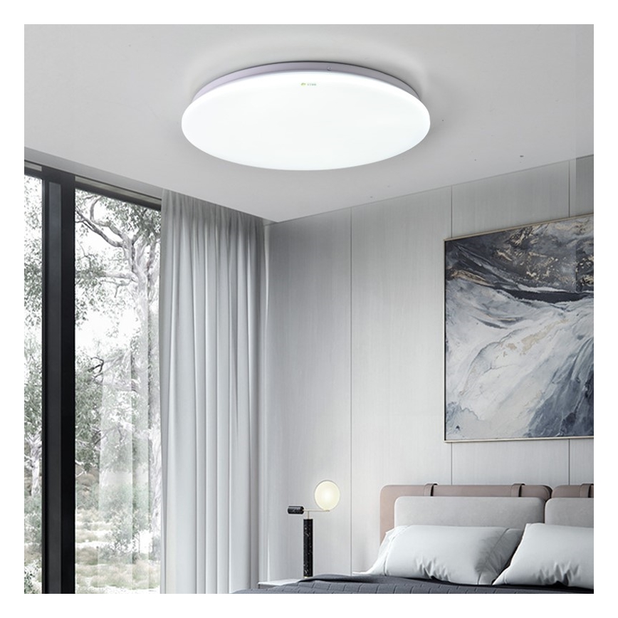 Immax NEO 07156-38 - Dimbare LED Plafondlamp ANCORA LED/24W/230V 2700-6500K Wi-Fi + afstandsbediening Tuya