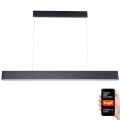 Immax NEO 07157-B120X - Suspension filaire à intensité variable LED RGB+CCT MILANO LED/40W/230V Tuya noir