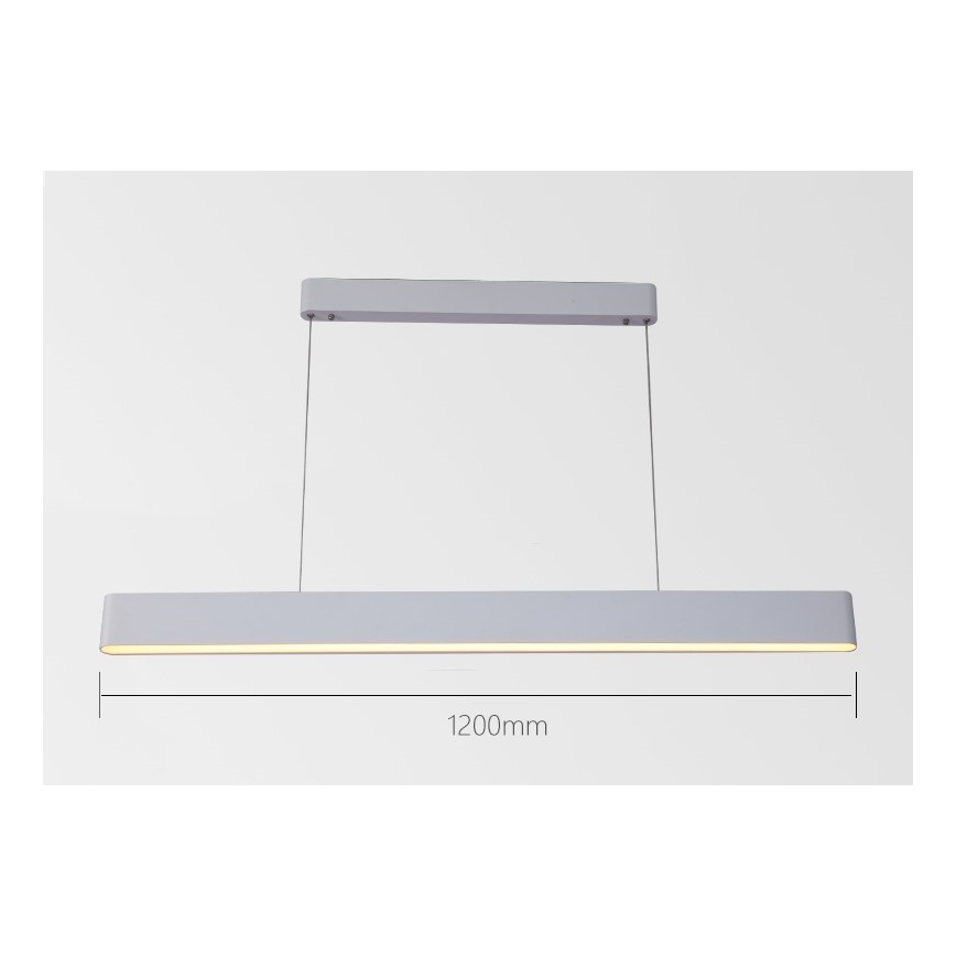 Immax NEO 07157-W120X - LED RGB+CCT Dimbare hanglamp aan een koord MILANO LED/40W/230V Tuya wit