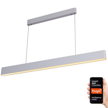 Immax NEO 07157-W120X - Suspension filaire à intensité variable LED RGB+CCT MILANO LED/40W/230V Tuya blanc