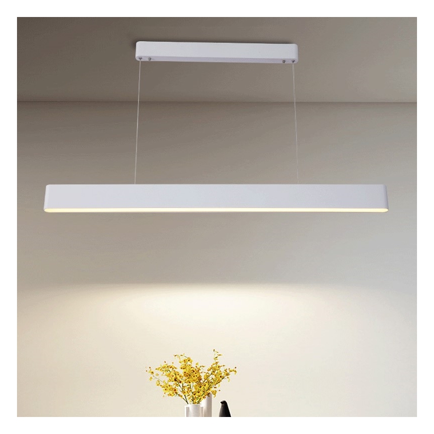 Immax NEO 07157-W120X - Suspension LED RGB+CCT à intensité variable MILANO LED/40W/230V Tuya blanc
