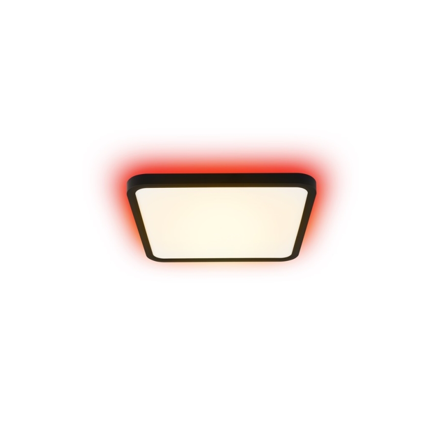 Immax NEO 07167-B40 - LED RGB+CCT Dimbare plafondlamp NEO LITE TUDO LED/50W/230V Wi-Fi Tuya zwart + afstandsbediening