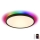 Immax NEO 07170-B60 - LED RGB+CCT Dimbare plafondlamp NEO LITE TUDO LED/65W/230V 2700-6500K Wi-Fi Tuya zwart + afstandsbediening