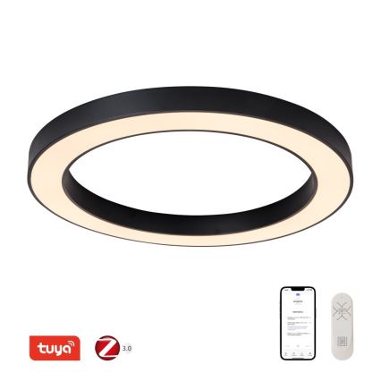 Immax NEO 07210L - Dimbare LED plafondlamp PASTEL LED/68W/230V 95 cm zwart Tuya + afstandsbediening