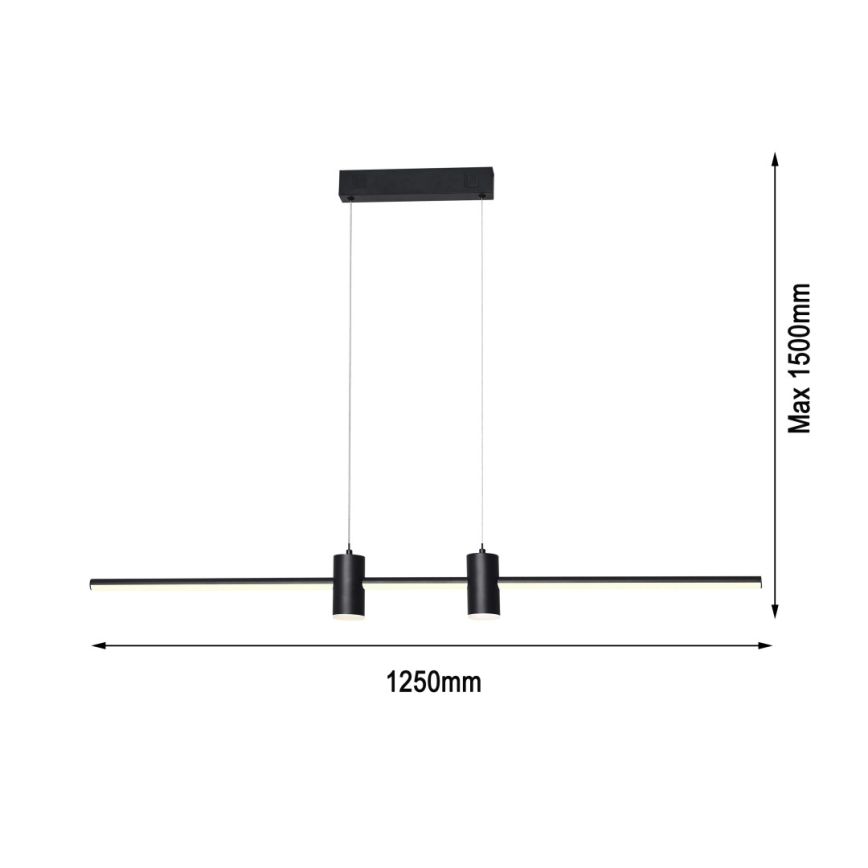 Immax NEO 07230L - Suspension filaire à intensité variable LED NEO LITE ESTRELAS LED/30W/230V 2700-6500K Wi-Fi Tuya + télécommande