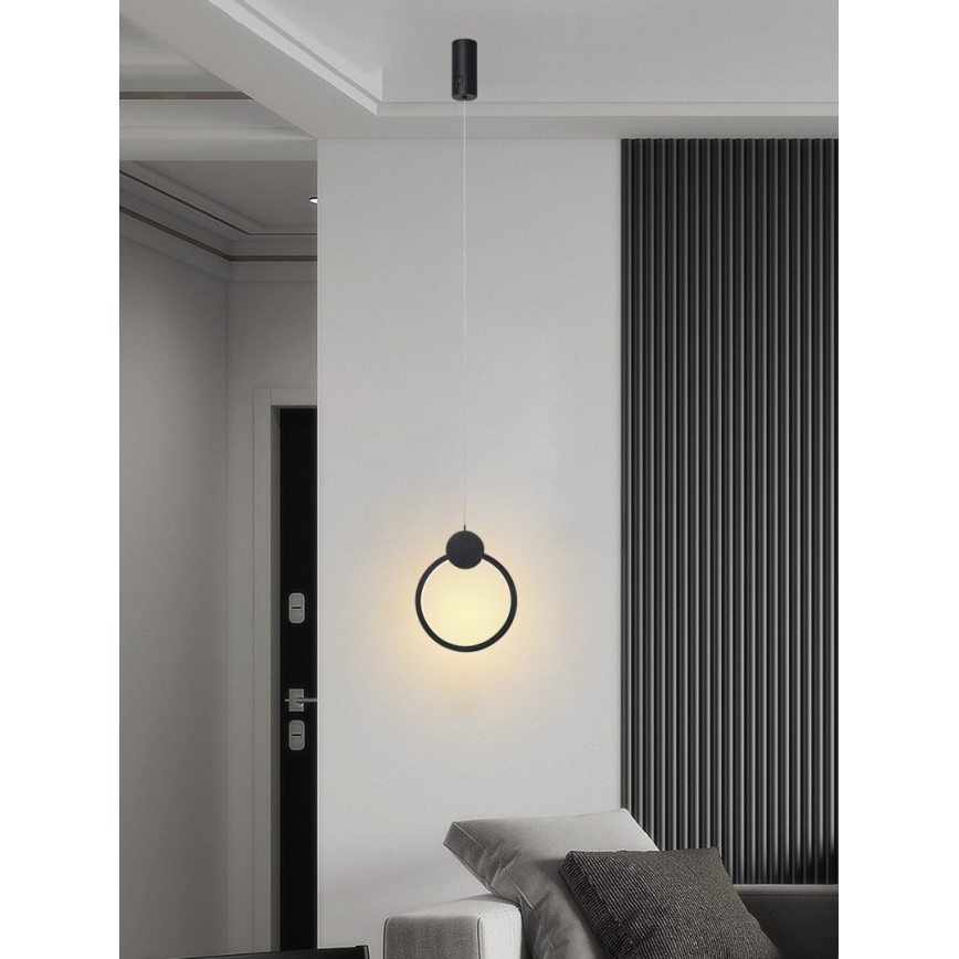 Immax NEO 07233L - Suspension filaire à intensité variable LED NEO LITE OVALE LED/18W/230V Wi-Fi Tuya 2700-6500K + télécommande