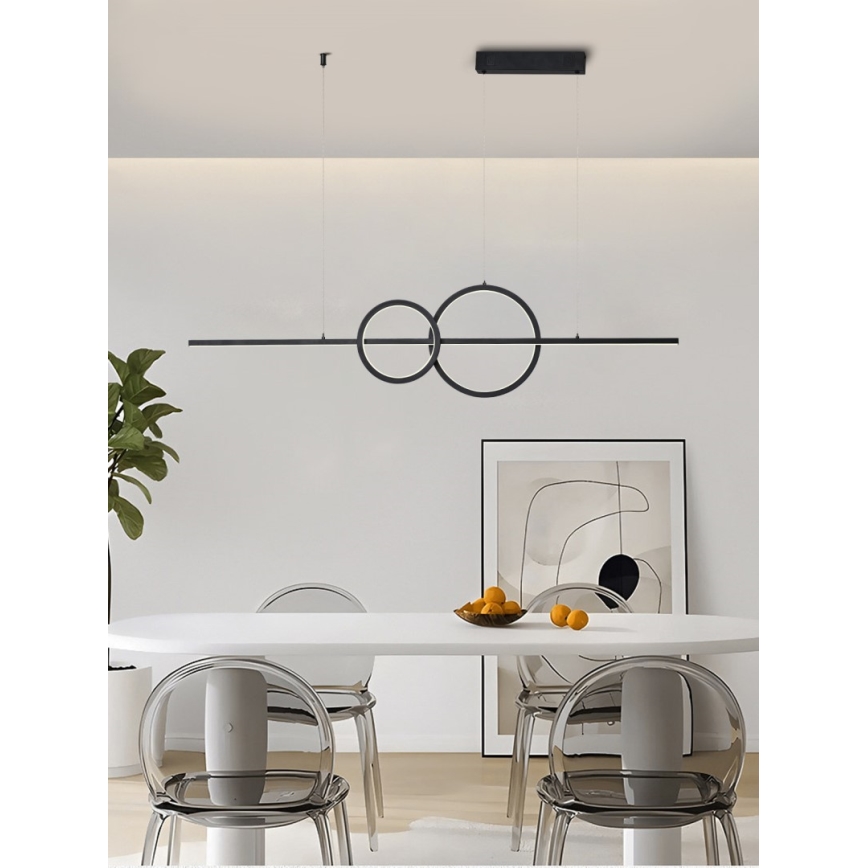 Immax NEO 07236L - Suspension filaire à intensité variable NEO LITE RONDAS LED/56W/230V Tuya Wi-Fi 2700-6500K + télécommande