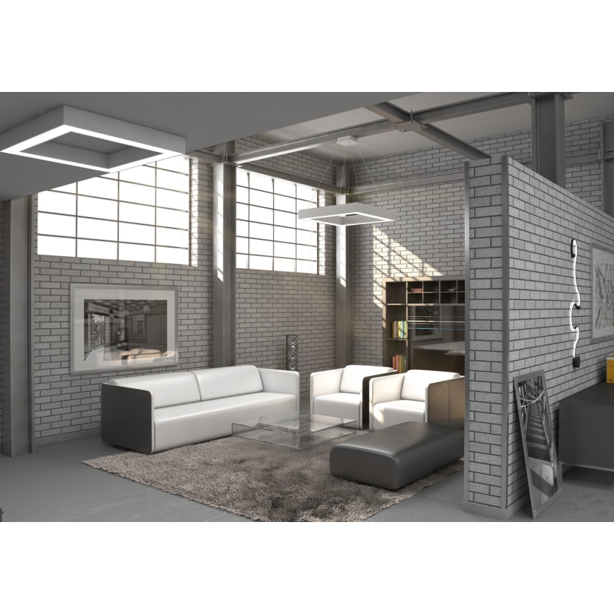 Immax NEO 07240L - Plafonnier à intensité variable CANTO LED/60W/230V 2700-6500K Tuya blanc