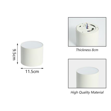 Immax NEO 07241L - Plafonnier à intensité variable RONDATE LED/18W/230V 11,5cm Wi-Fi Tuya