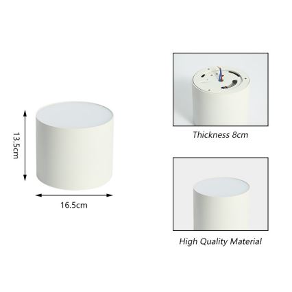 Immax NEO 07243L - LED dimbare plafondlamp RONDATE LED/32W/230V 16,5 cm Wi-Fi Tuya
