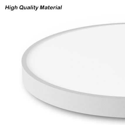 Immax NEO 07251L - Dimbare LED Plafondlamp NEO LITE SEMPLICI LED/36W/230V 3000-6000K Wi-Fi Tuya wit + afstandsbediening