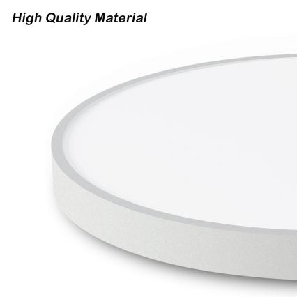 Immax NEO 07251L - Dimbare LED Plafondlamp NEO LITE SEMPLICI LED/36W/230V 3000-6000K Wi-Fi Tuya wit + afstandsbediening