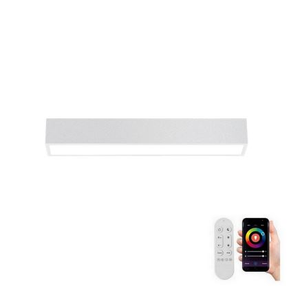 Immax NEO 07257L - LED dimbare plafondlamp NEO LITE LUNGO LED/20W/230V 3000-6000K Wi-Fi Tuya wit + afstandsbediening