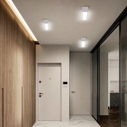 Immax NEO 07257L - LED dimbare plafondlamp NEO LITE LUNGO LED/20W/230V 3000-6000K Wi-Fi Tuya wit + afstandsbediening