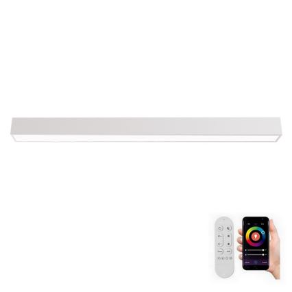 Immax NEO 07259L - LED dimbare plafondlamp NEO LITE LUNGO LED/38W/230V 3000-6000K Wi-Fi Tuya wit + afstandsbediening