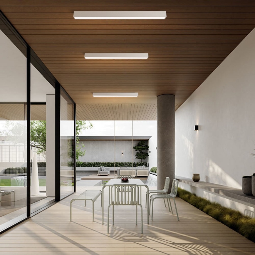 Immax NEO 07259L - LED dimbare plafondlamp NEO LITE LUNGO LED/38W/230V 3000-6000K Wi-Fi Tuya wit + afstandsbediening