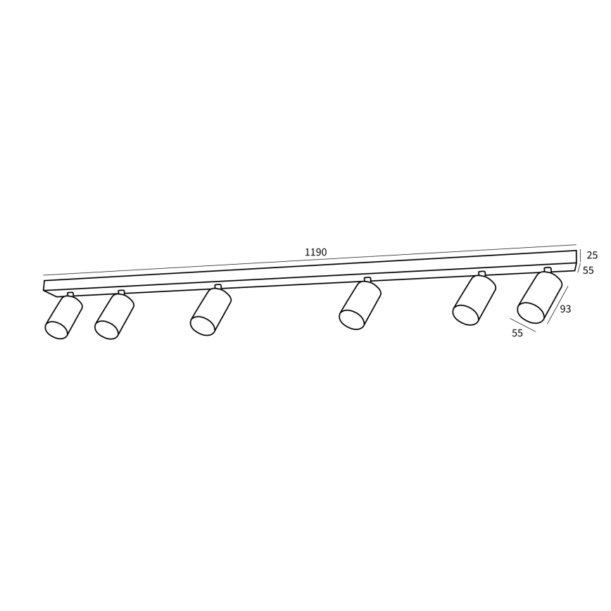 Immax NEO 07268W - LED RGB+CCT dimbare inbouwspot NEO LITE PUNTO 6xGU10/6W/230V Wi-Fi Tuya