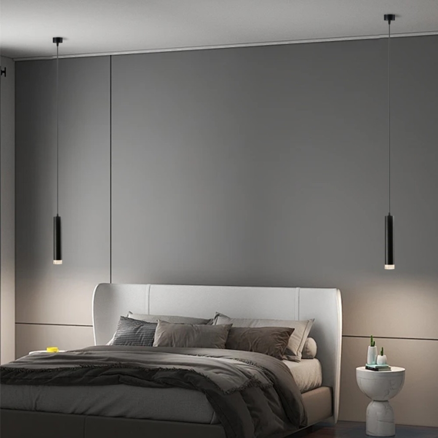 Immax NEO 07274W - LED RGB+CCT Dimbare hanglamp aan een koord NEO LITE PUNTO 1xGU10/6W/230V Wi-Fi Tuya