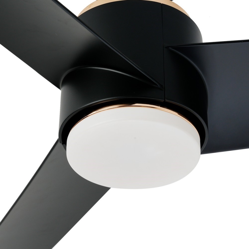 Immax NEO 07280L - LED-plafondventilator BEAUTY LED/18W/230V Wi-Fi Tuya zwart diameter 132 cm + afstandsbediening