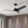 Immax NEO 07280L - Ventilateur de plafond à intensité variable BEAUTY LED/18W/230V Wi-Fi Tuya noir + Télécommande