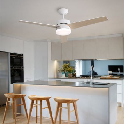 Immax NEO 07284L - LED+CCT dimbare plafondventilator VARIABLE LED/24W/230V 3000/4000/6000K Wi-Fi Tuya Ø 132 cm inclusief afstandsbediening